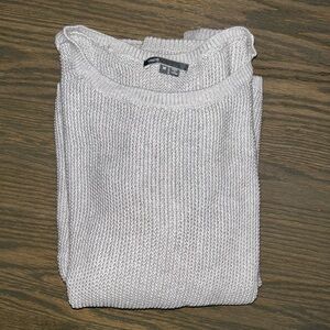 Vince women’s silver gray cashmere/cotton sweater size medium